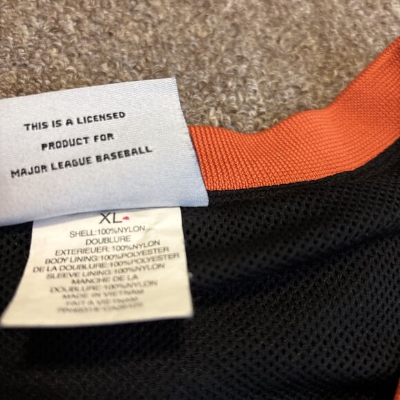 "Gear for Sports" Orioles Nylon Windbreaker Xl Mlb Baseball (Read notes) - Picture 4 of 10